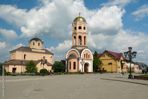 Church of the Nativity of Christ in Halych town, western Ukraine photo