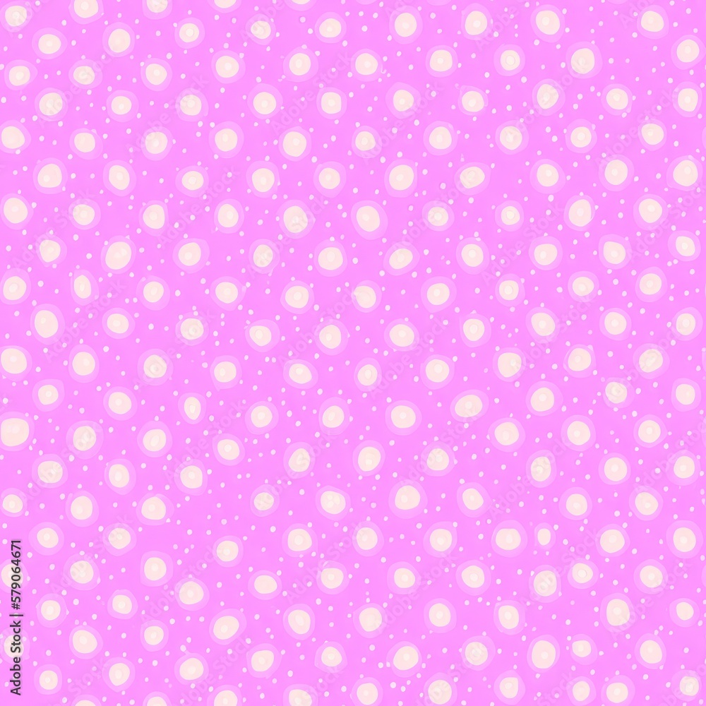 Abstract seamless background with dots, pattern with a pastel color palette, generative ai