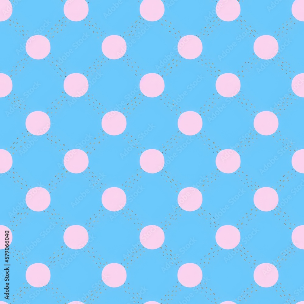 Abstract seamless background with dots, pattern with a pastel color palette, generative ai Abstract seamless background with dots, pattern with a pastel color palette, generative ai