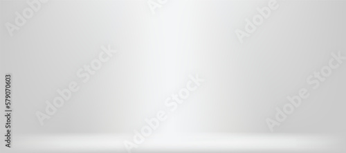 Abstract gray and white backgrounds gradient vector illustration, display products ,room, interior