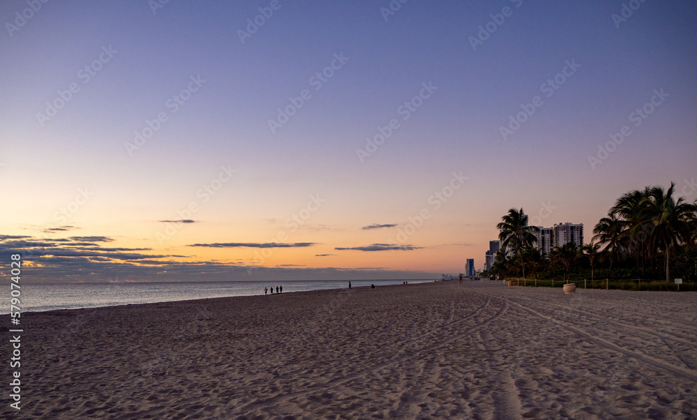 Obraz premium Morgenrot am Strand in Florida
