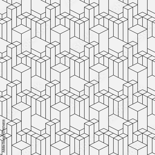 Abstract geometric seamless pattern.