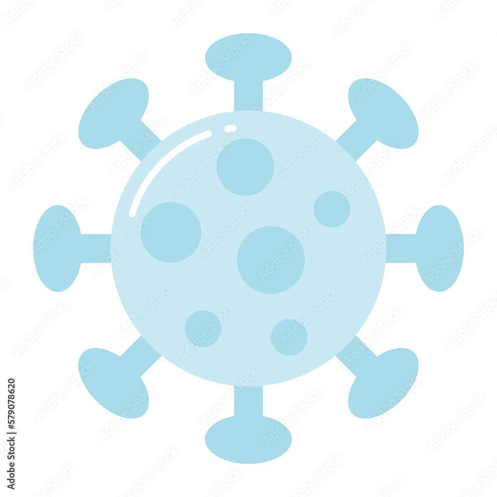 Viral coronavirus vector design in trendy style, infectious disease Viral coronavirus vector design in trendy style, infectious disease