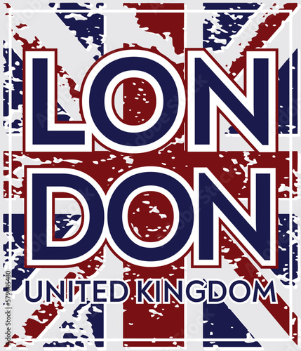London UK United Kingdom apparel artwork banner