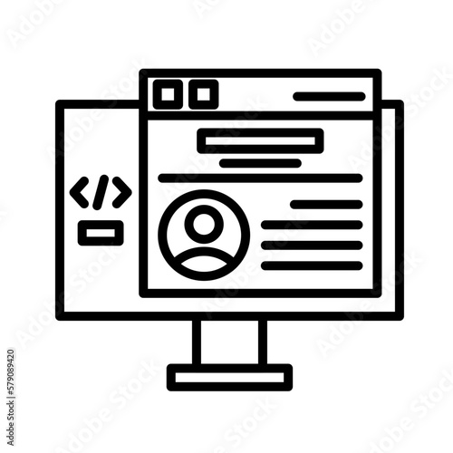 Frontend Development Icon Design