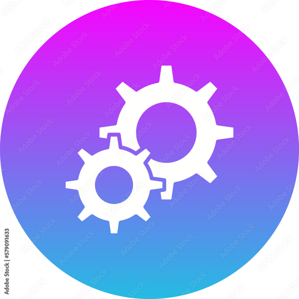 Settings Gradient Circle Glyph Inverted Icon Settings Gradient Circle Glyph Inverted Icon