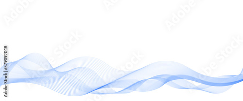 Abstract wave element for design. business background lines vector illustration