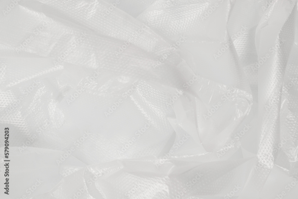 Obraz premium Plastic wihite background. Top view.