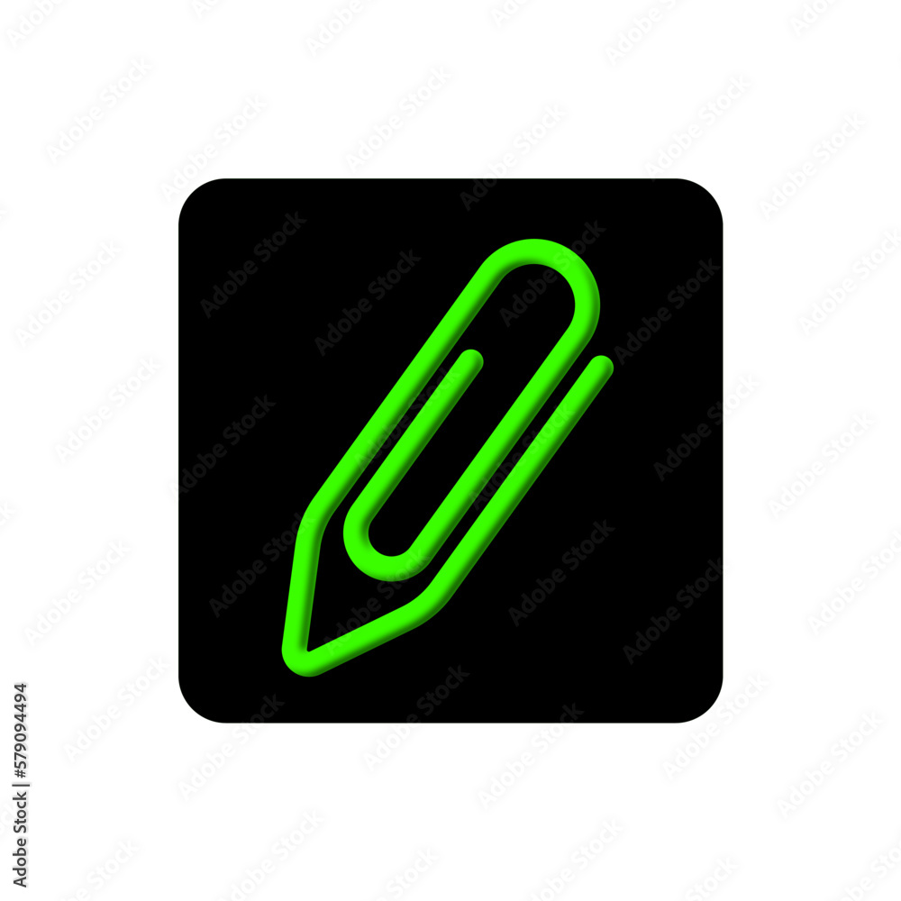 attachment icon, attachment vector logo illustration for graphic and web design attachment icon, attachment vector logo illustration for graphic and web design