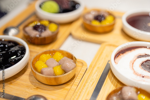 Taiwanese style dessert in restaurant