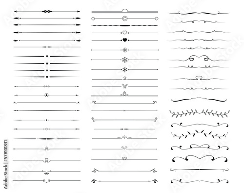 floral dividers decoration elements mega collection pack