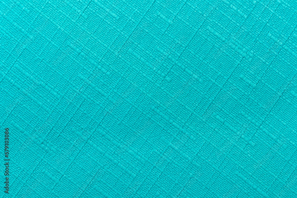 Blue fabric texture. Textile. Canvas. Pattern on fabric with intersecting lines