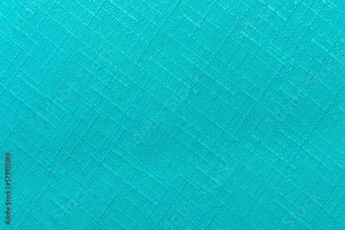 Blue fabric texture. Textile. Canvas. Pattern on fabric with intersecting lines © Vadzim