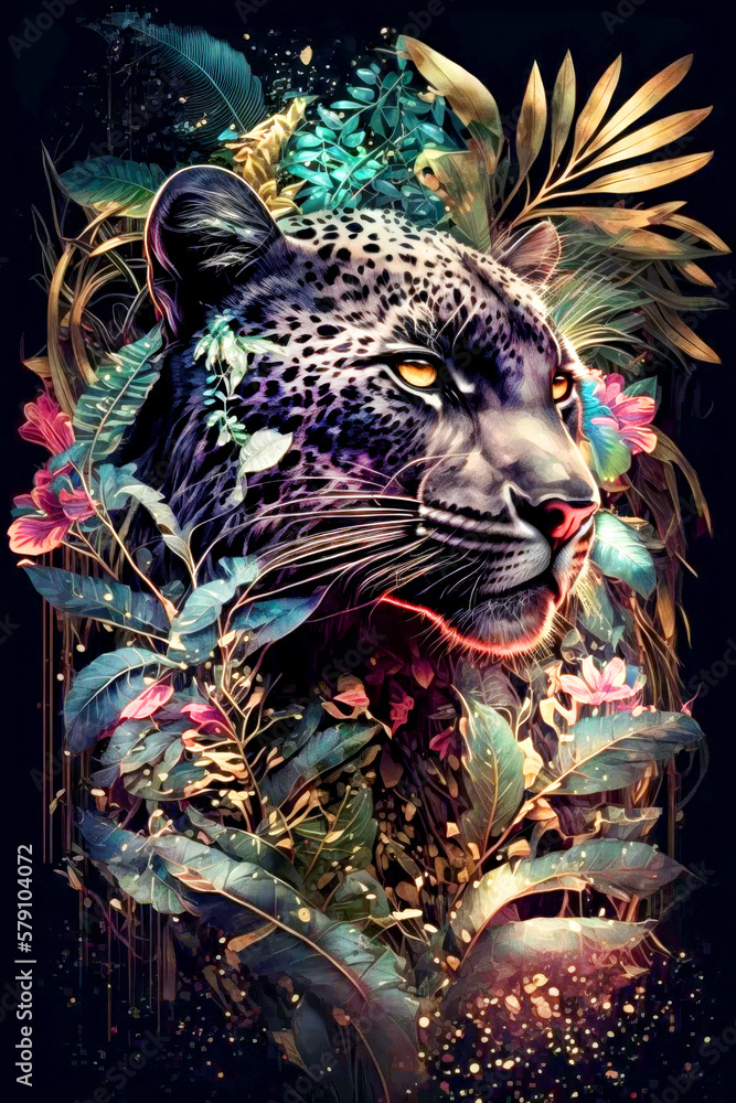 Premium AI Image  The leopard wallpaper iphone wallpapers