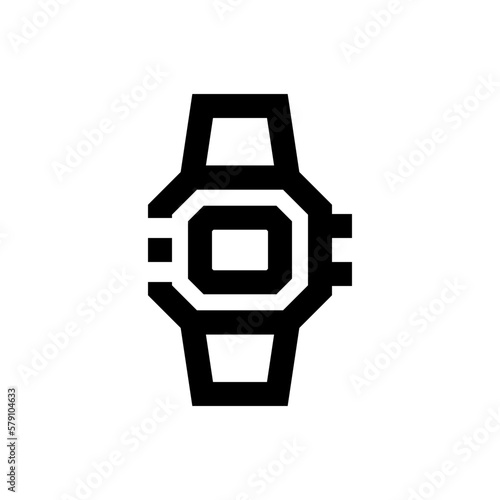 wristwatch line icon