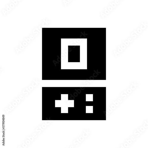 game console glyph icon