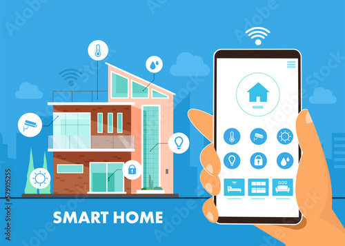 Internet of things smart home technology System intelligent for control house system with centralized.