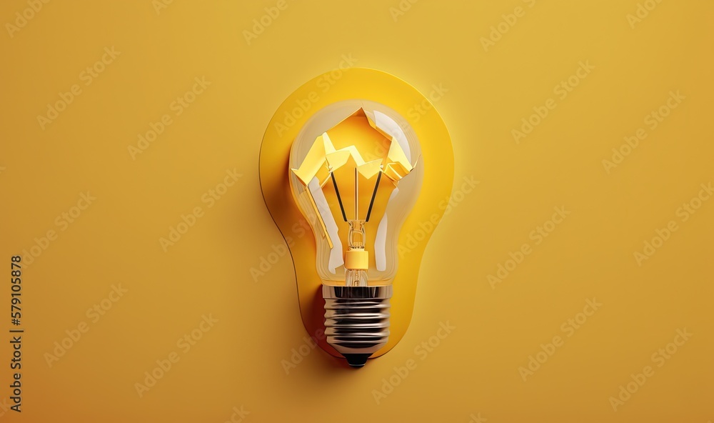 a light bulb with a yellow background and a yellow background with a light bulb with a yellow background and a yellow background with a light bulb with a. generative ai a light bulb with a yellow background and a yellow background with a light bulb with a yellow background and a yellow background with a light bulb with a. generative ai