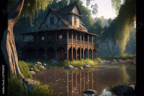 House beside the River