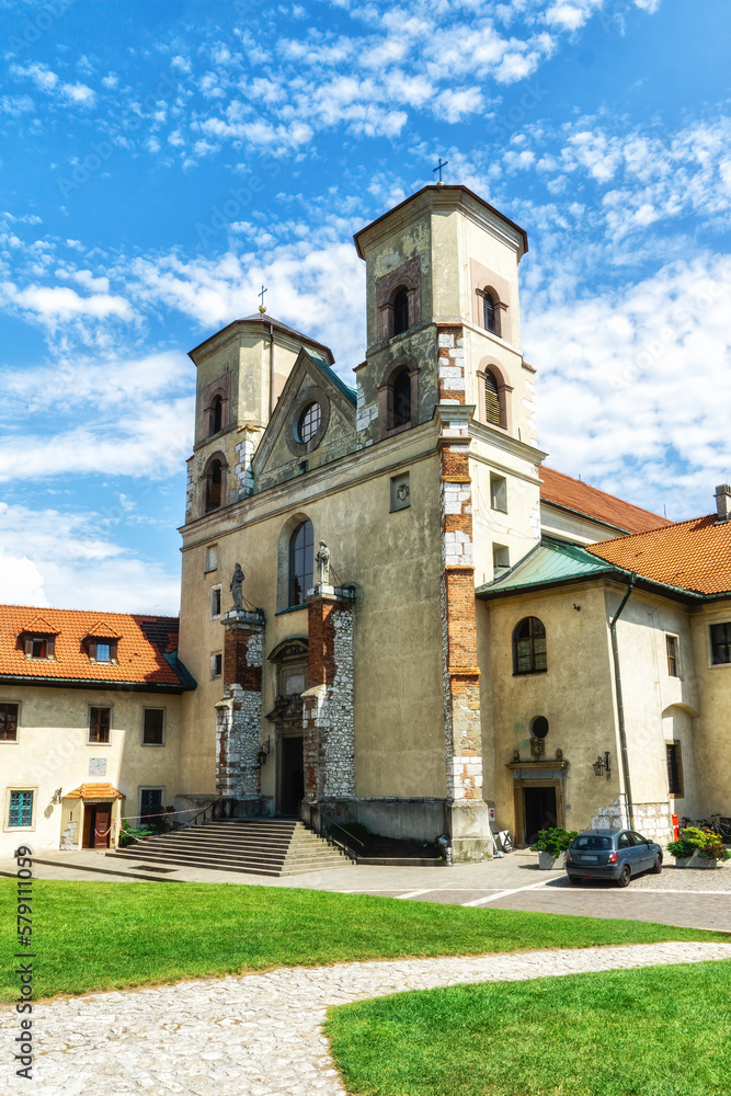 Tyniec near Krakow, Benedictine abbey, monastery and church