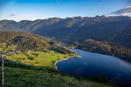Fototapeta Naklejka Na Ścianę i Meble -  Beautiful  Bohinj lake in Slovenia 