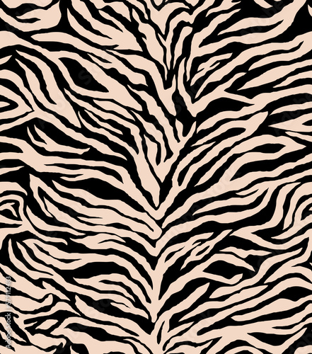 Seamless zebra pattern  animal print.