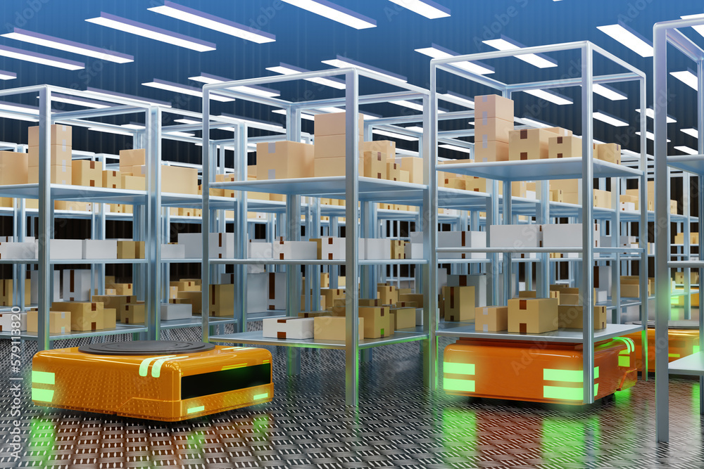 Robotized Courier Warehouse Autonomous Mobile Robots Modern Robots Robotized Courier Warehouse Autonomous Mobile Robots Modern Robots