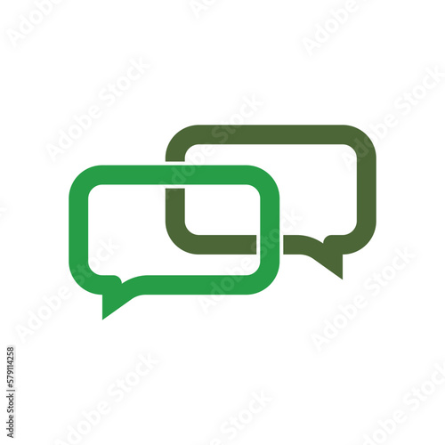 Communication chat logo