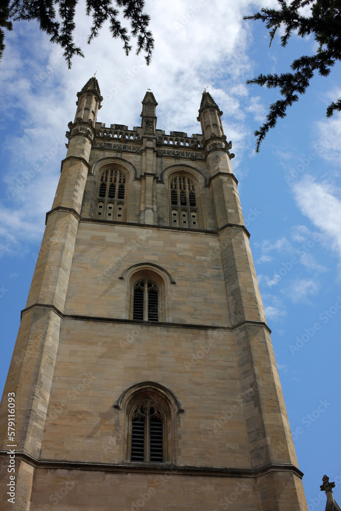 Magdalen Chapel - view from high street - Oxford - Oxfordshire - England - UK