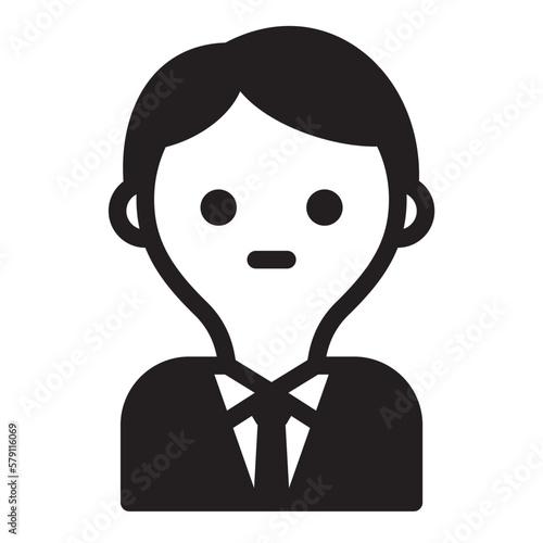 アイコン　男性会社員