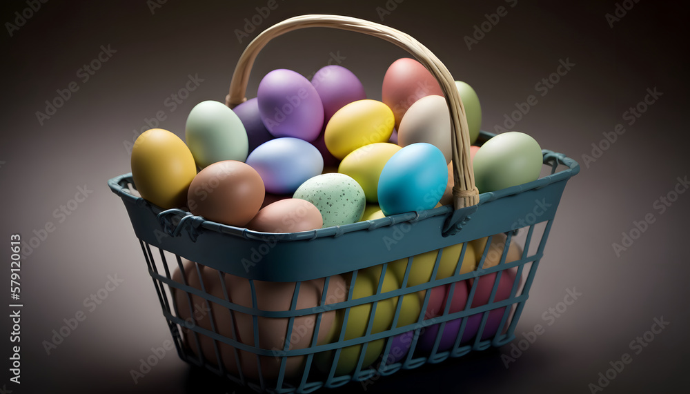 easter bunny with eggs easter bunny with eggs