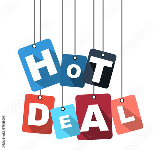 vector illustration background hot deal