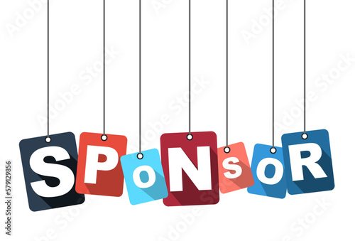 vector illustration background sponsor