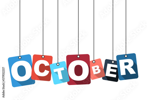 vector illustration background october