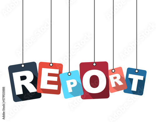 Colorful vector flat design background report. It is well adapted for web design.