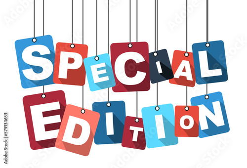 Colorful vector flat design background special edition. It is well adapted for web design.