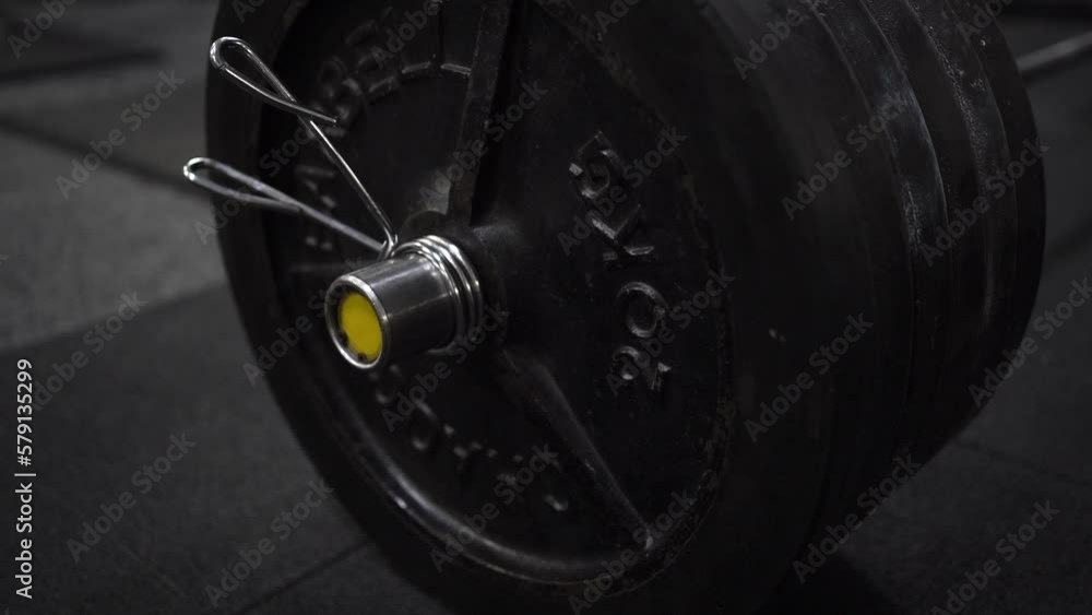 deadlift barbell in the gym on the floor weights deadlift barbell in the gym on the floor weights