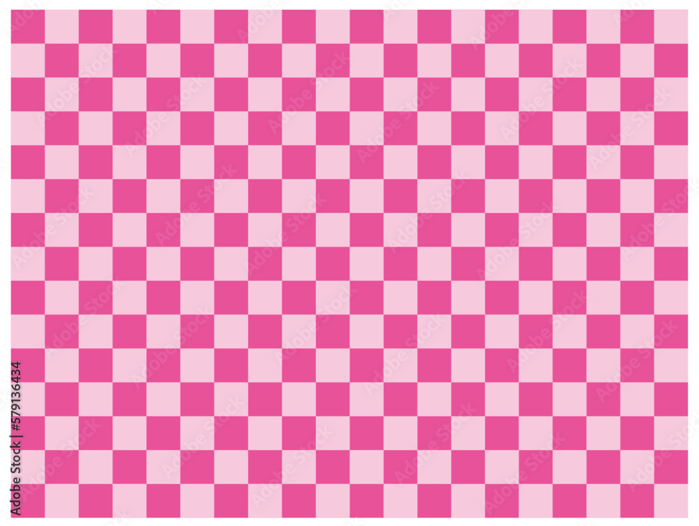 Fototapeta premium 格子柄・ピンク
