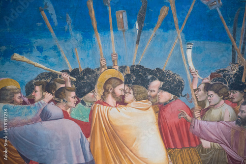 Fotografia Giotto il bacio di Giuda