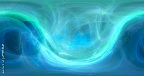 Abstract waves of iridescent glowing energy magical cosmic galactic wind bright abstract background © Bolbik
