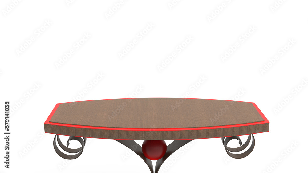 Table isolated on white background Table isolated on white background