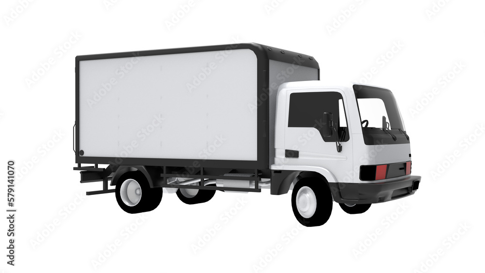 truck isolated on white background