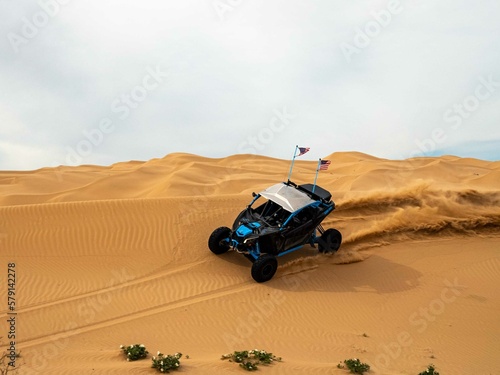 Canam UTV side by side off-roading in Glamis Desert © Collin Magargee