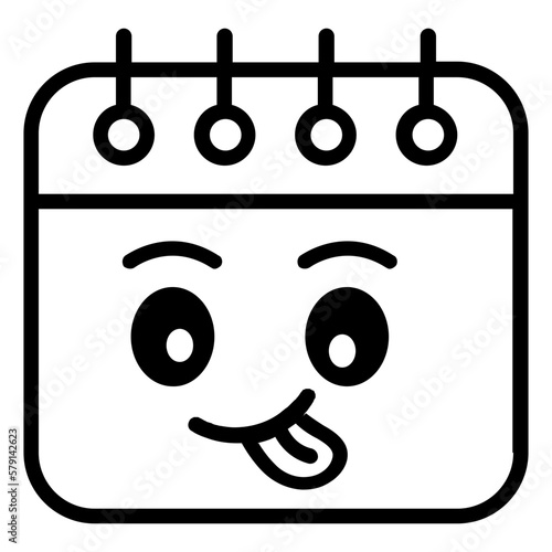 mobile, emoji, vector, icon, face, calendar, date, happy, humor, carnival, circus, joker, hat, box, fun, gift, liar, cartoon, clown, decoration, easter, christmas, purim, amusement, mouse, rat, toy, b