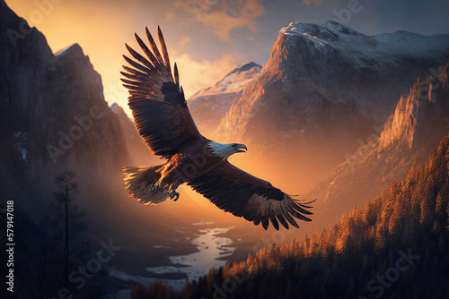 Trin Sundown: High Mountain Adventures with Majestic Eagles © Jibran