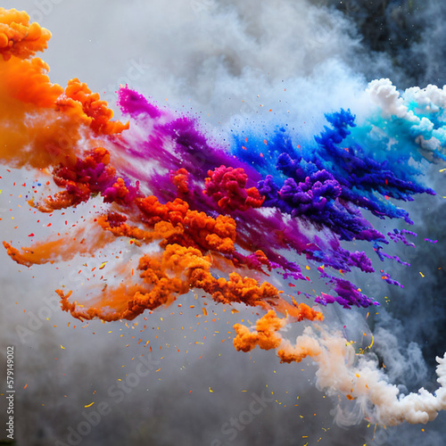 Colorful smoke © DD