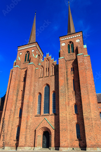 Roskilde Cathedral in Denmark. UNESCO World Heritage Site