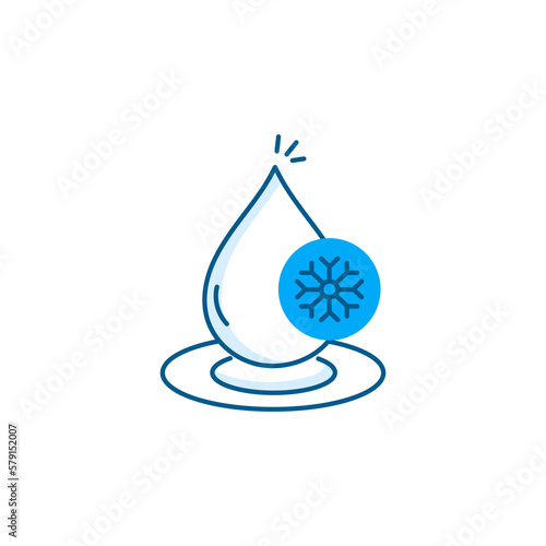 Cold-pressed Oil vector line icon.