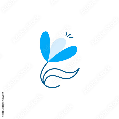 Naturally Derived Line Icon, Minimalist Bio Natural Cosmetics Packaging Icon, Organic Plant Body Product Symbol Vector Icon