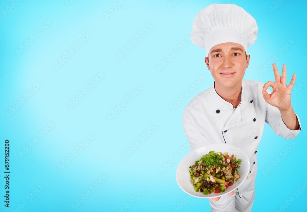 Gastronomy expert professional chef posing Gastronomy expert professional chef posing